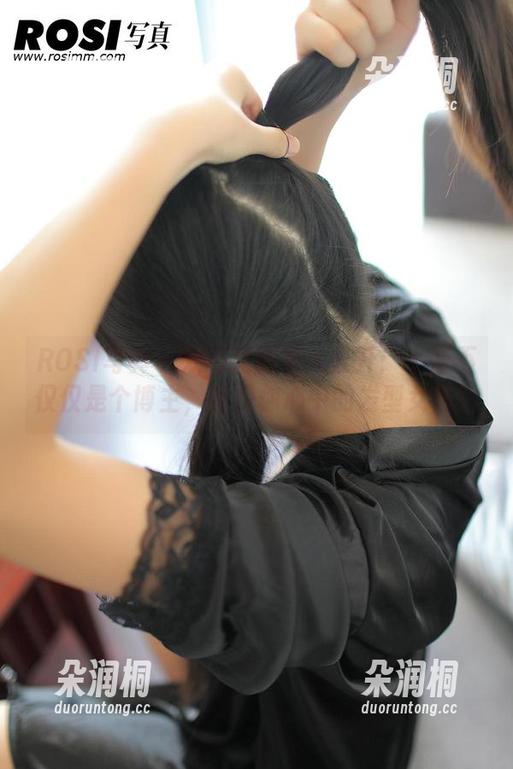 ROSI写真-小莉 ROSI写真 - 双马尾图包大公开:小莉不仅仅是个博主,还是你心中的发型女神!
